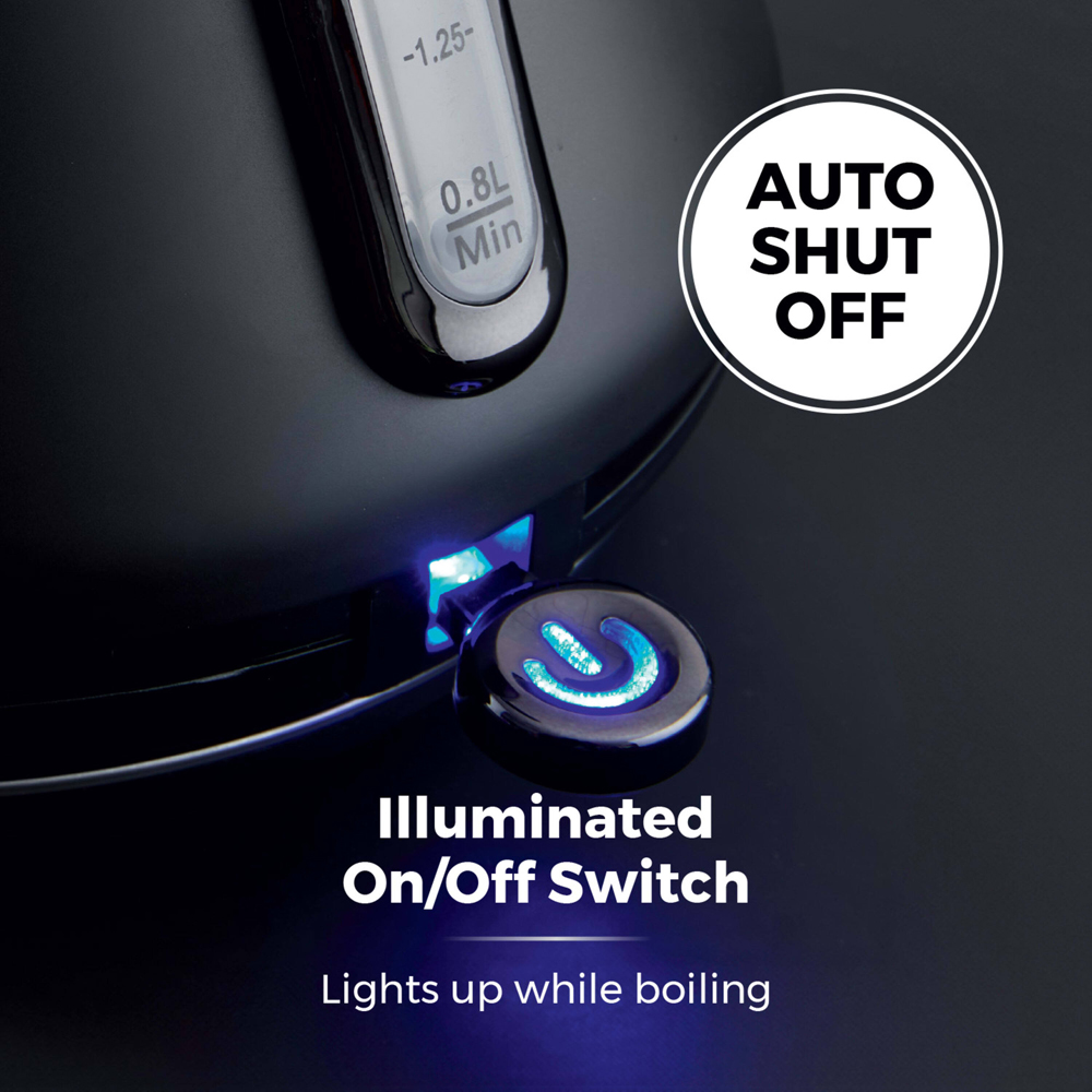 Tower Sera T10079BLK Black 1.7L Pyramid Kettle Image 6