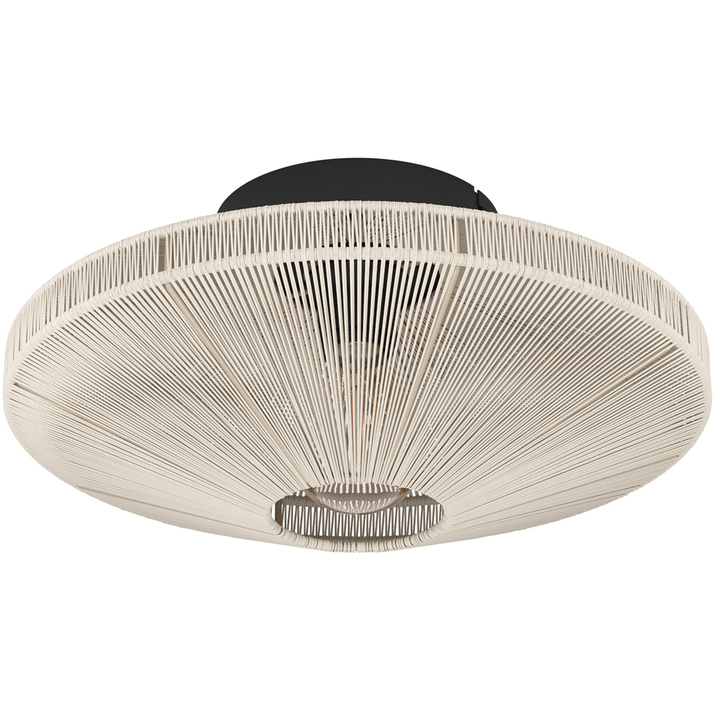EGLO Midsumer Timeless Fabric Ceiling Light Image 1
