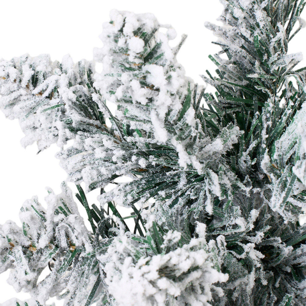 Living and Home Mini Flocked Artificial Christmas Tree 2.1ft Image 5