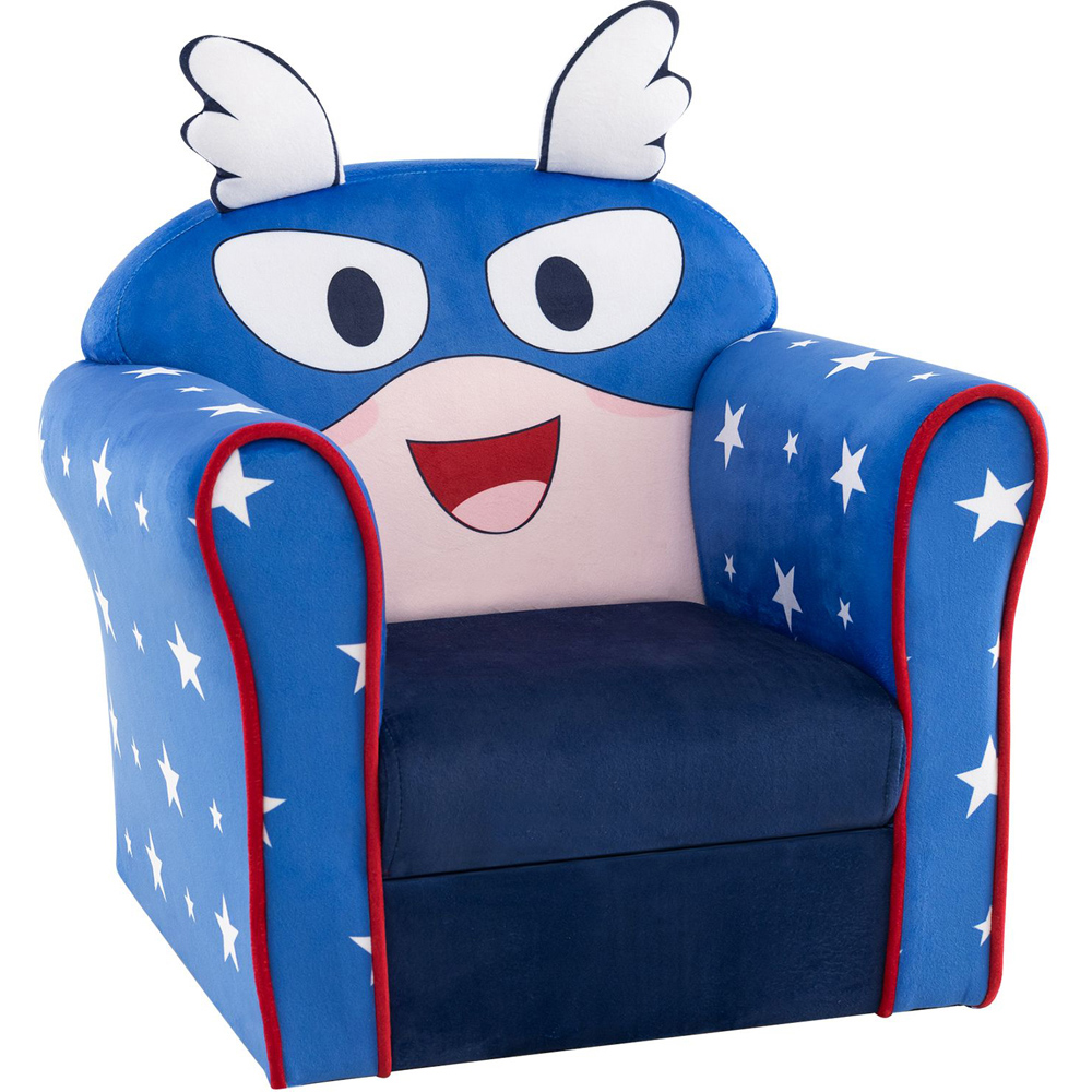 Costway Navy Kids Armchair Image 2