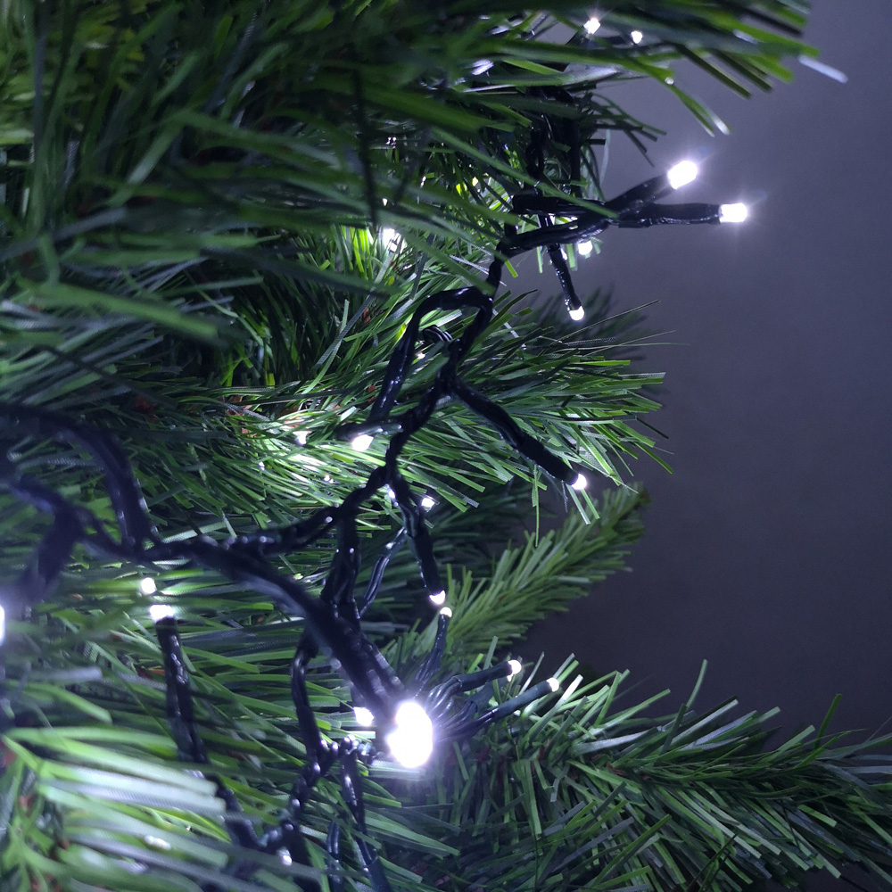 Premier ClusterBrights 720 Cool White LED Christmas Cluster Light 9.3m Image 4