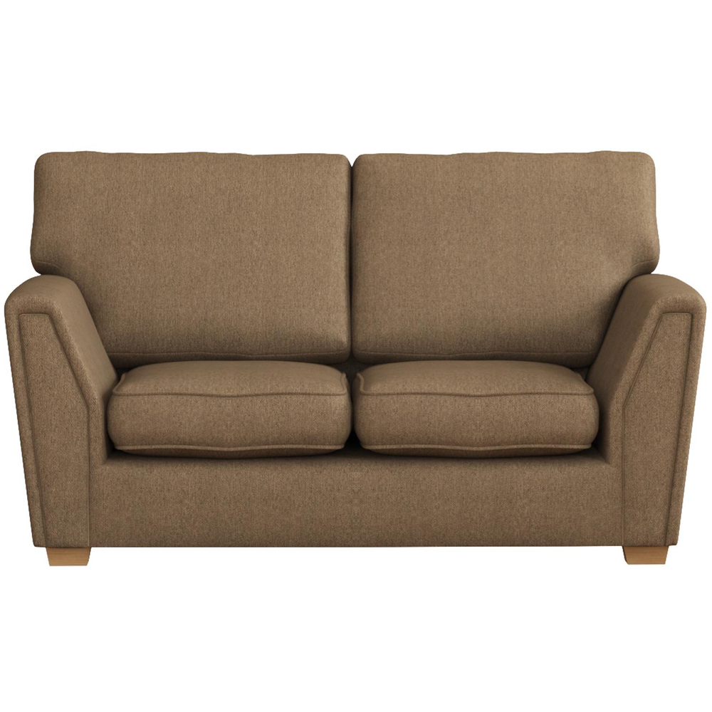 Wendleberry 2 Seater Nutmeg Venice Fixed Back Sofa Image 2
