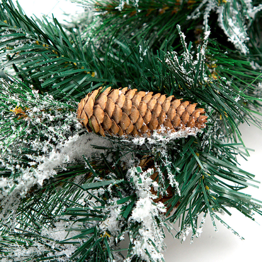 Best Artificial Christmas Garland with Frosted Colorado Pine and Spruce Tips 180cm Image 4