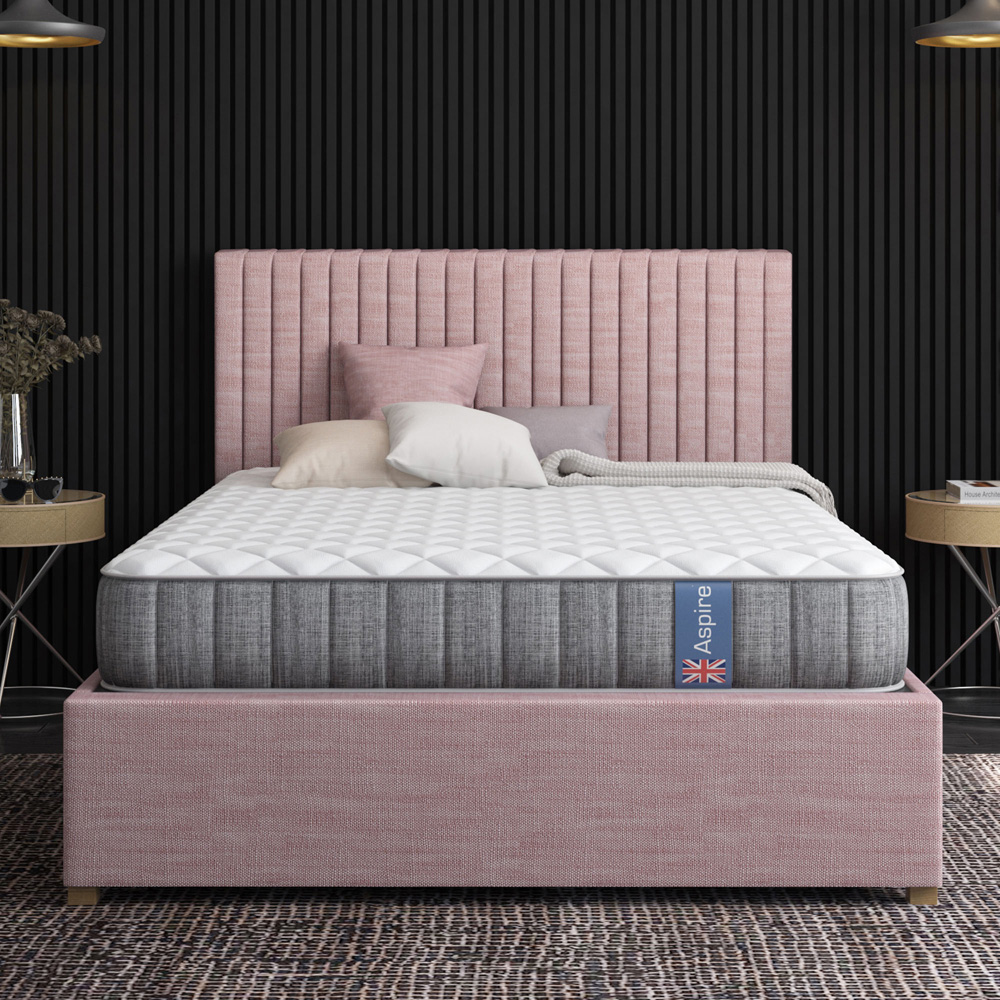 Aspire Small Single Diamond Pocket+ Hybrid Mattress Image 2