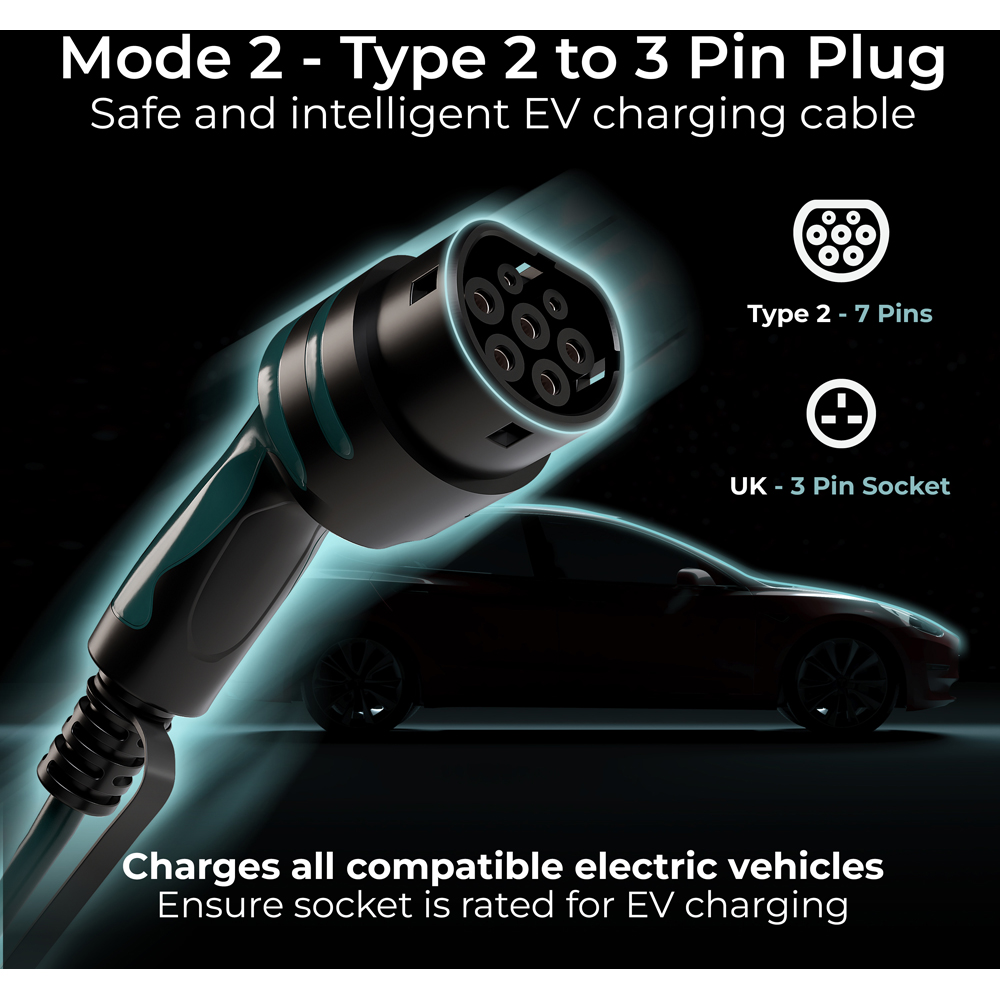 Masterplug Mode 2 EV Charging Cable 5m Image 4
