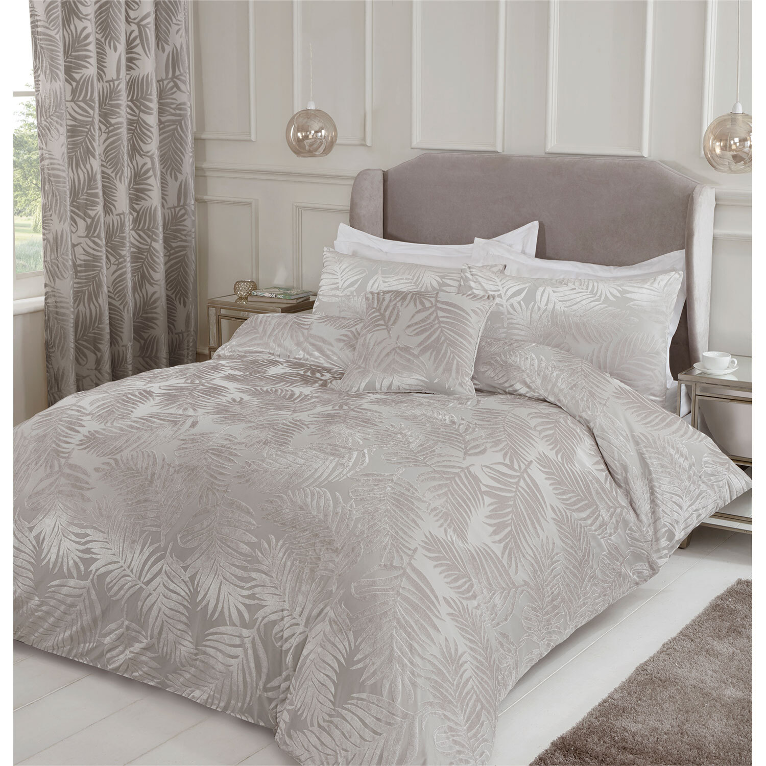 Divante Yasmin King Size Ivory Duvet Set Image 2