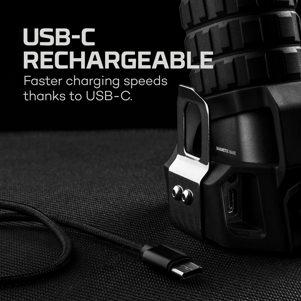 Nebo Luxtreme SL50 Rechargeable Flashlight with 1/2 Mile Spotlight and Magnetic Base Image 2