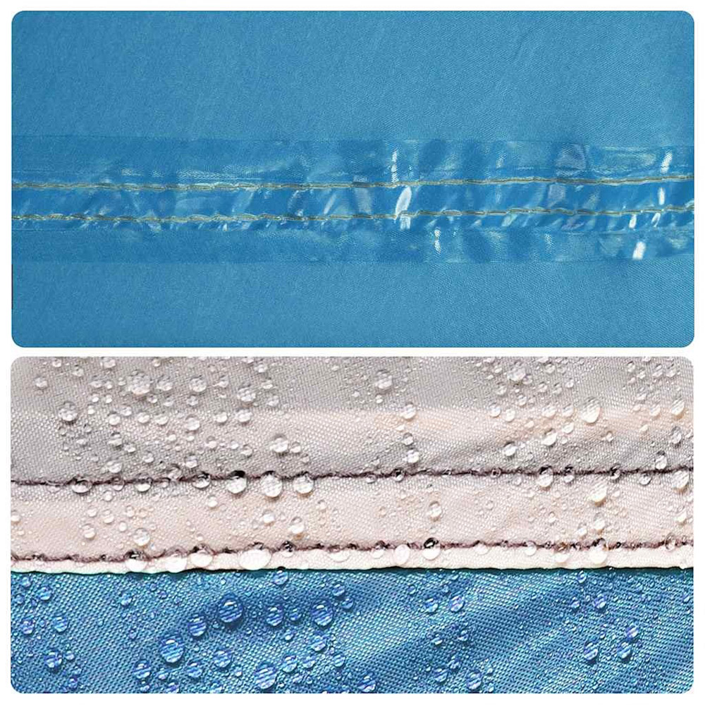 Walplus Waterproof Polyester Camping Tarp Shelter Blue 2.1 x 3 x 4.6m Image 7