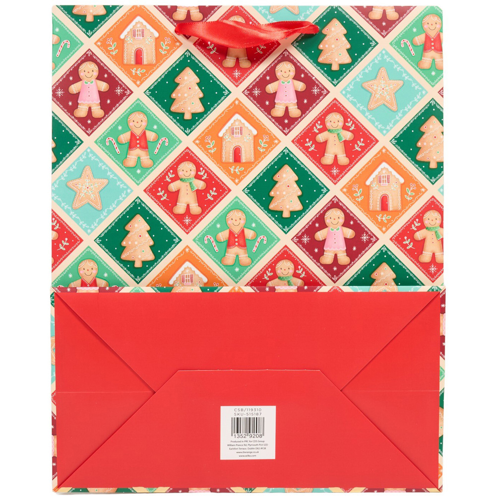 Gingerbread Gift Bag Large Image 3
