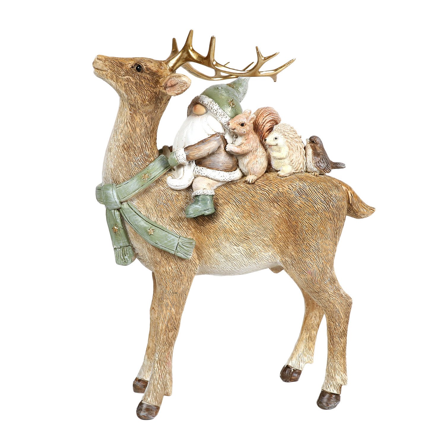 Reindeer & Friends Ornament - Natural Image 1