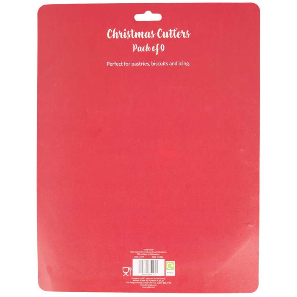 Pack of 9 Christmas Cutters Image 2