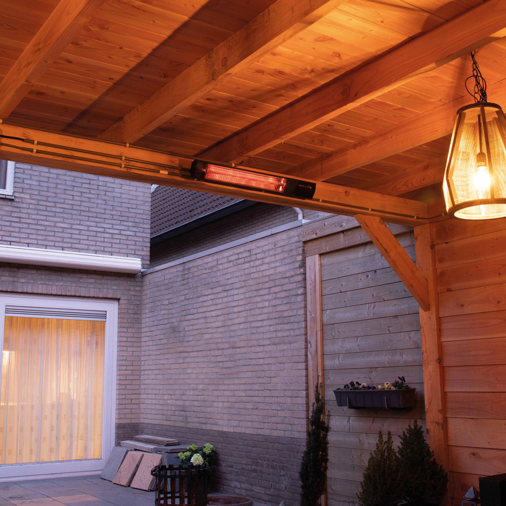 Sunred Dark Black Wall Patio Heater 2000W Image 7