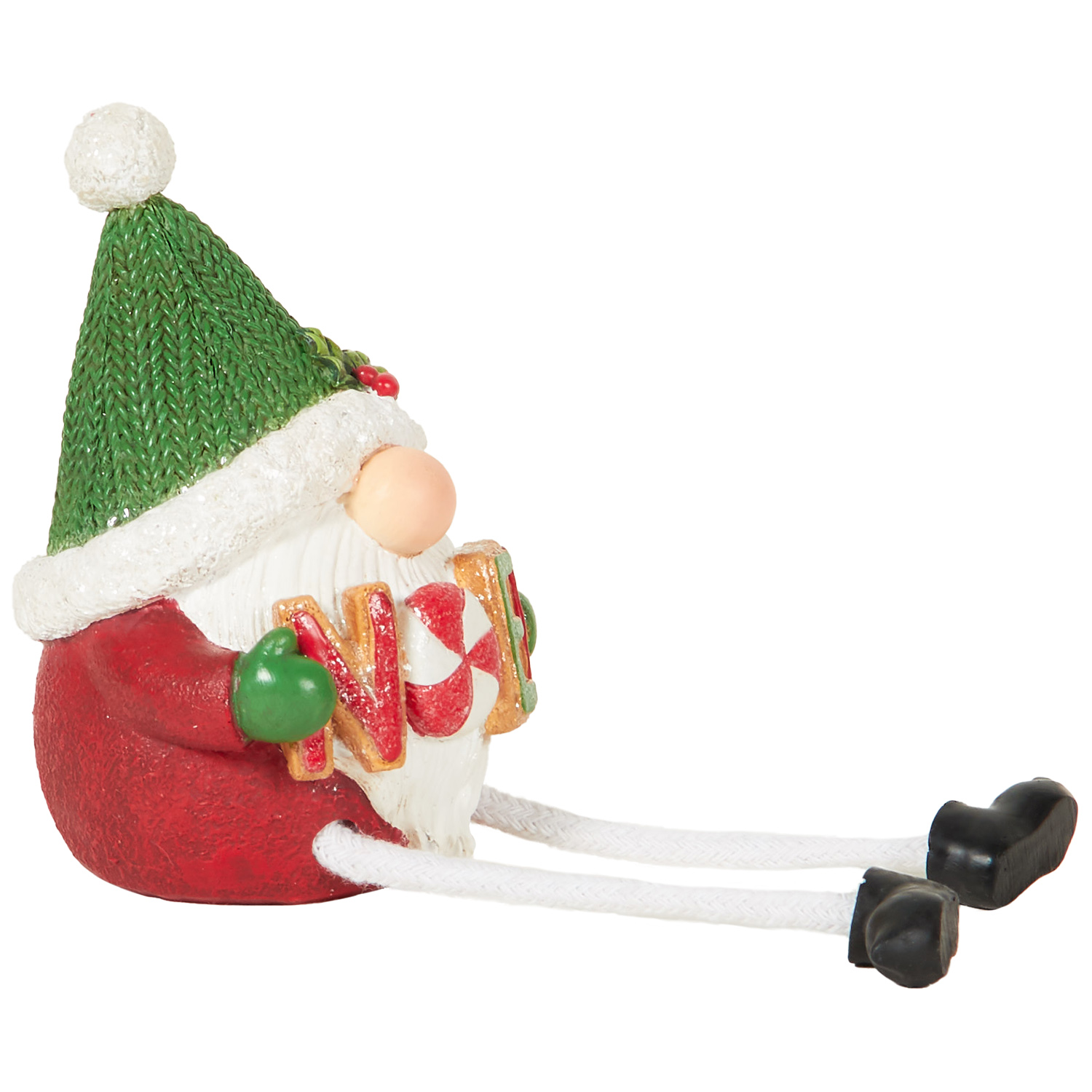 Gingerbread Gonk Shelf Sitter - Red and Green Image 3