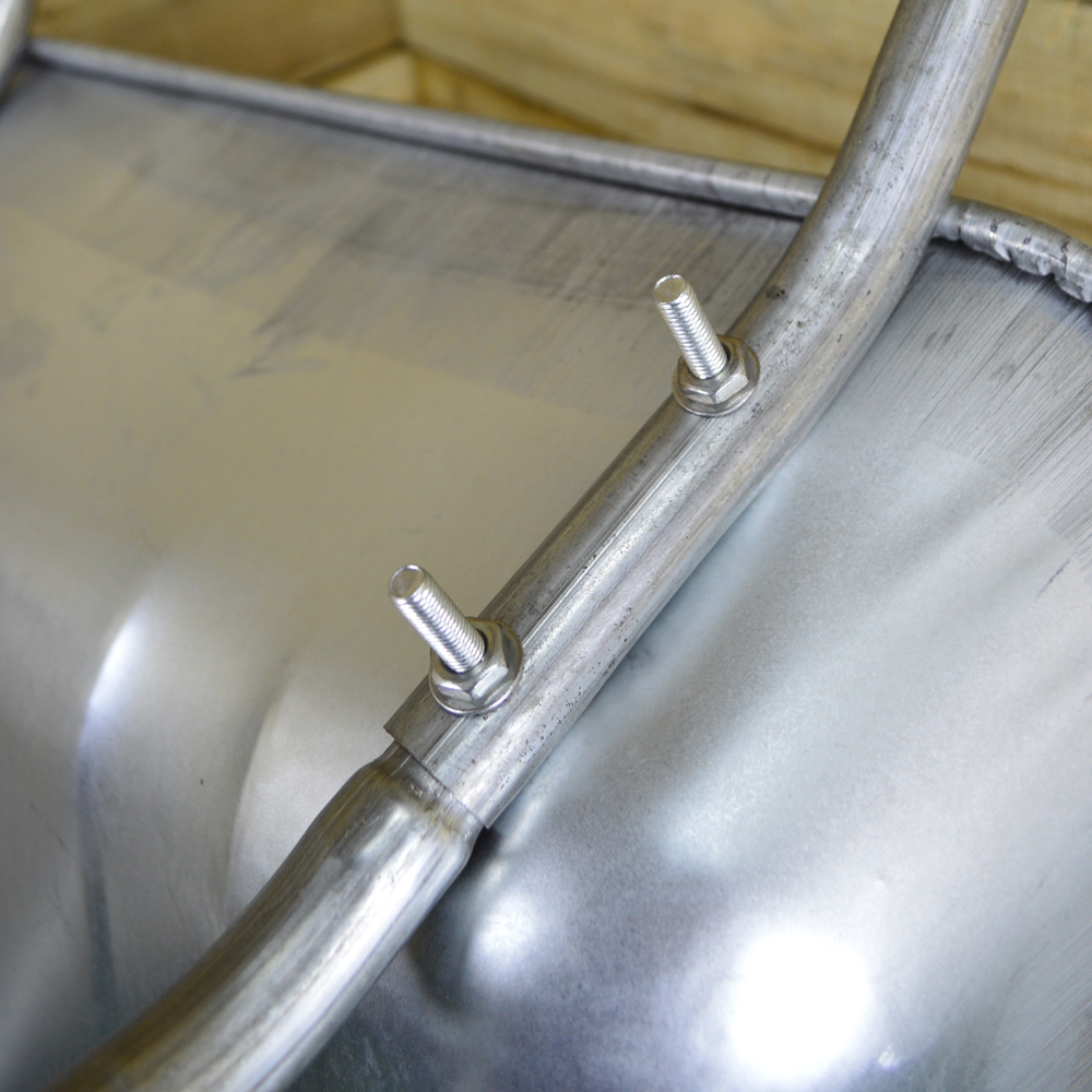 Samuel Alexander Galvanised Metal Garden Wheelbarrow 60kg Image 4