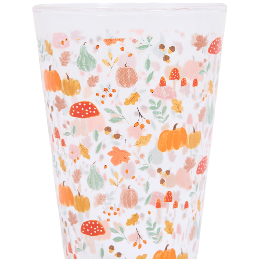Autumn Print Glass Image 3