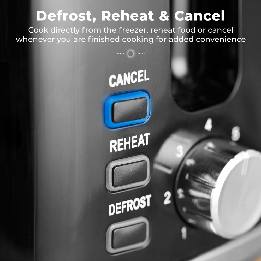 Tower Sonar T20090BLK Black 2 Slice Toaster Image 4