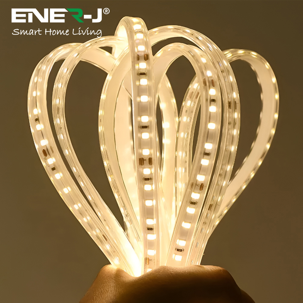 ENER-J Warm White LED 3000K IP65 Solar Powered Strip Light 10m Image 4