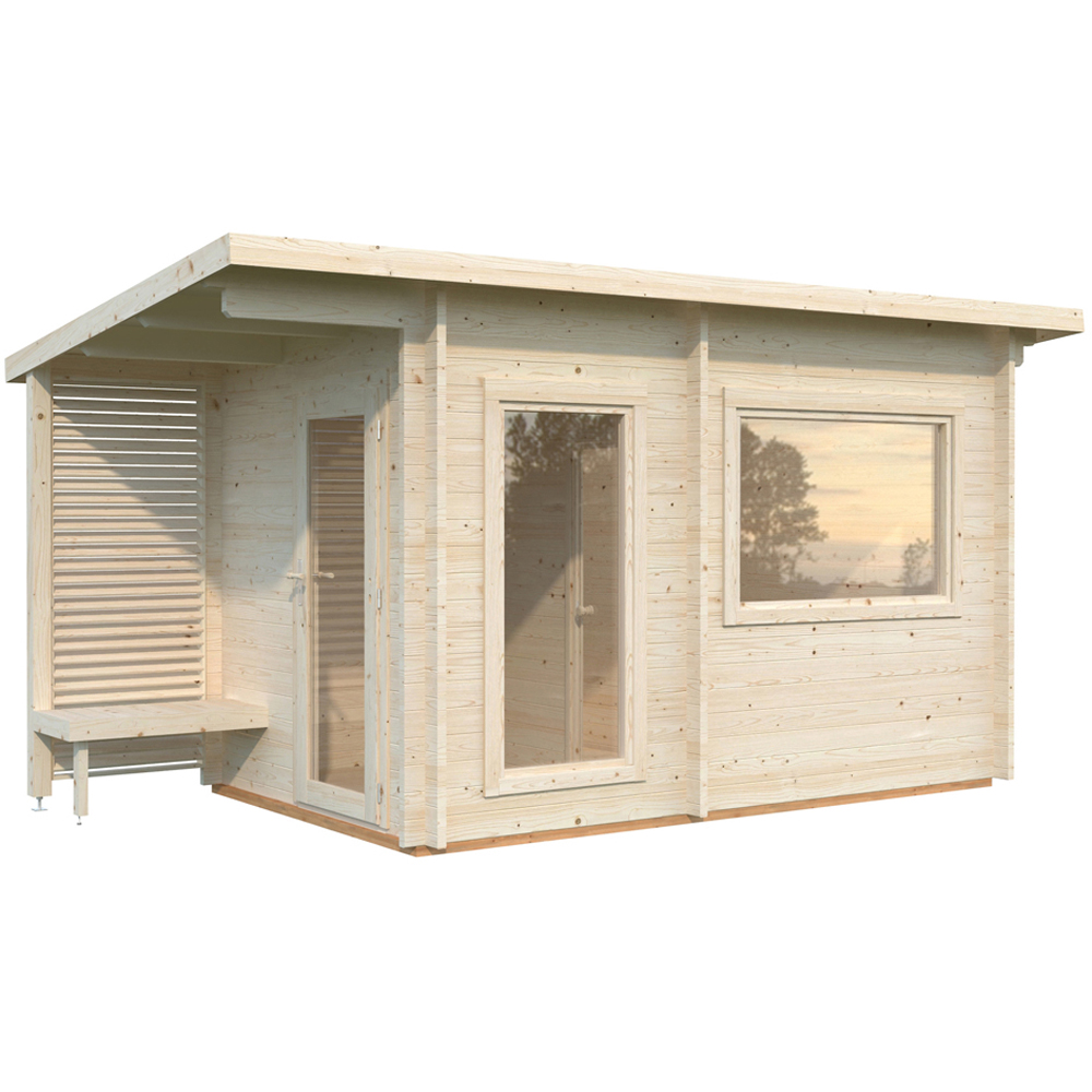 Palmako Sanna 11.4 x 8.8ft Pent Outdoor Sauna Image 3