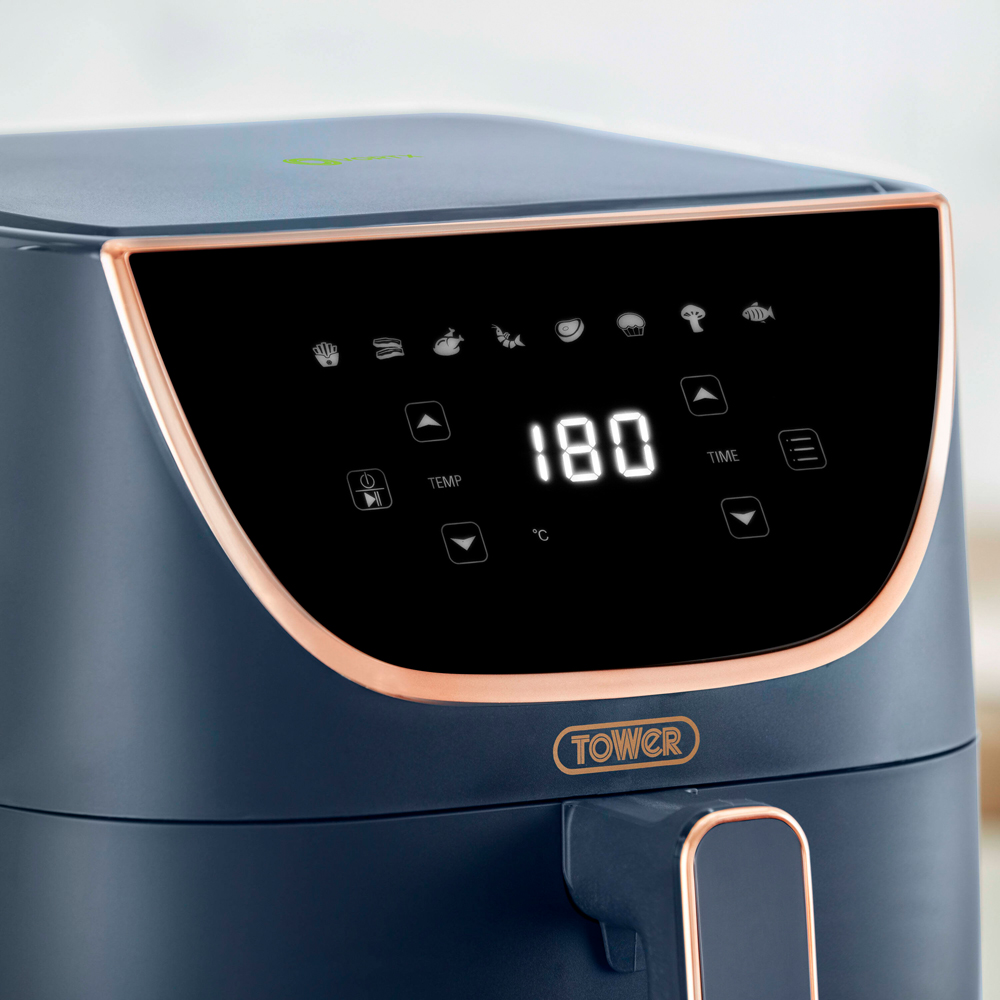 Tower Cavaletto EEJB220 Blue 4 Slice Toaster with 1.7L Kettle and 6L Air Fryer Set Image 6