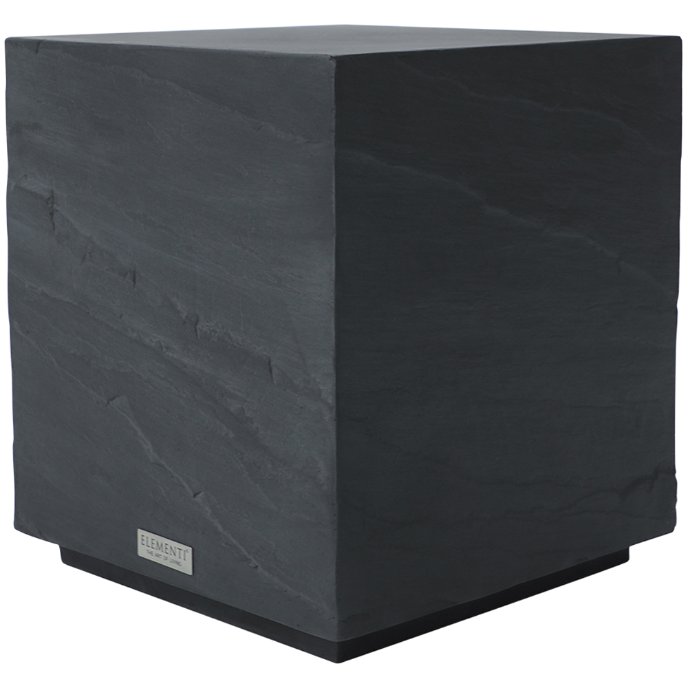 Elementi Colorado Slate Black GRC Side Table Image 3