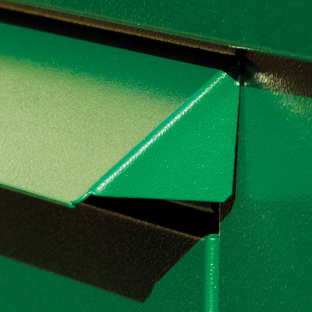 Asgard Addition 6 x 3ft Double Door Ivory Caravan Storage Shed Image 6