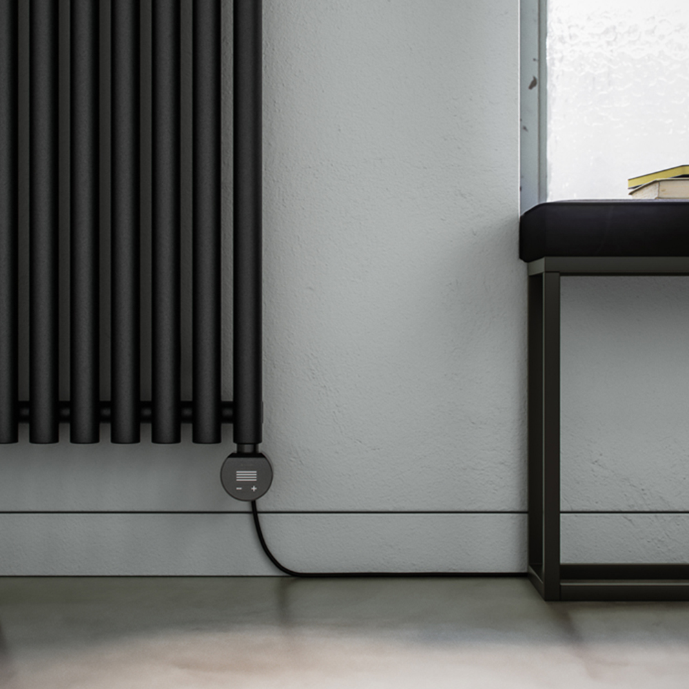 Terma Rolo-Room E Wi-Fi Heban Black Electric Radiator 2000W 2000 x 755mm Image 7