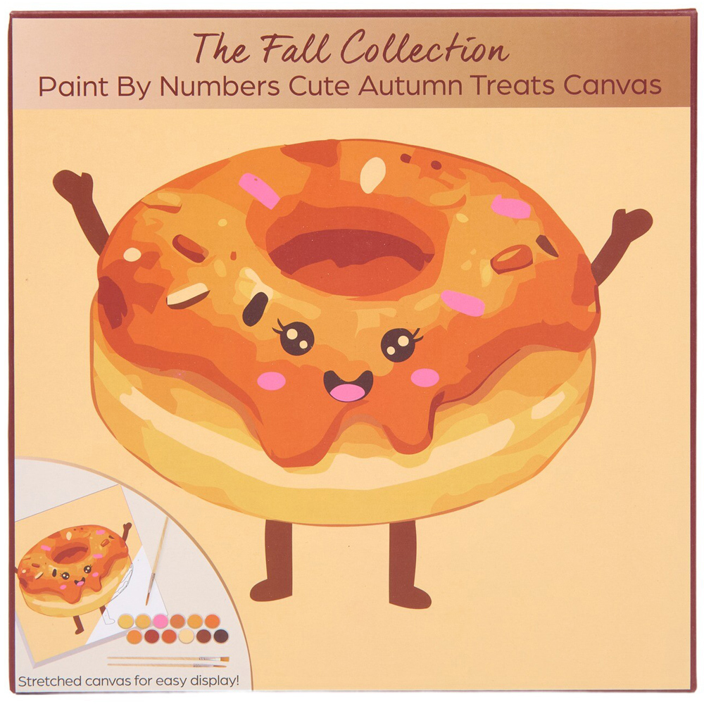Paint By Numbers Cute Autumn Treats Canvas Kit Image 5