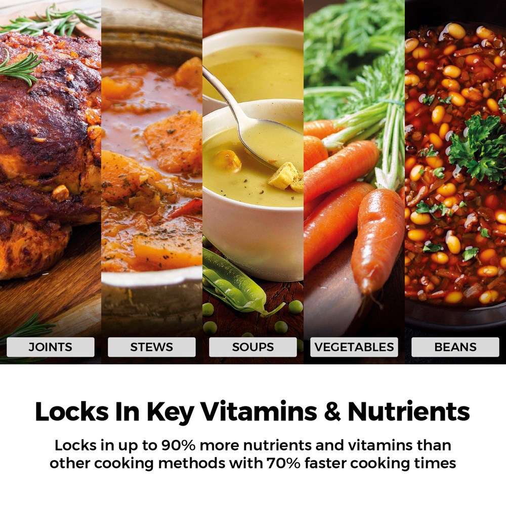 Tower 4L Silver One Touch Ultima Pressure Cooker Image 3