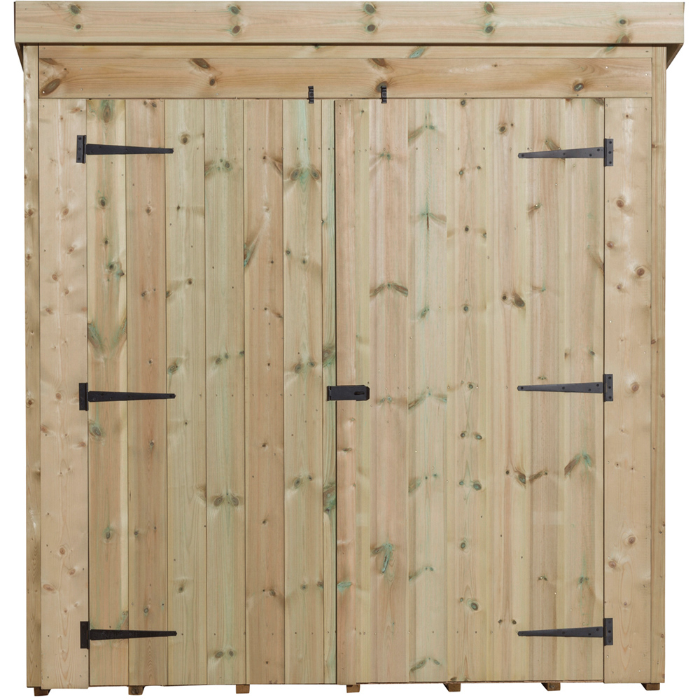 Empire Sheds 4000 6 x 6ft Double Door Tongue and Groove Pent Garden Shed Image 3