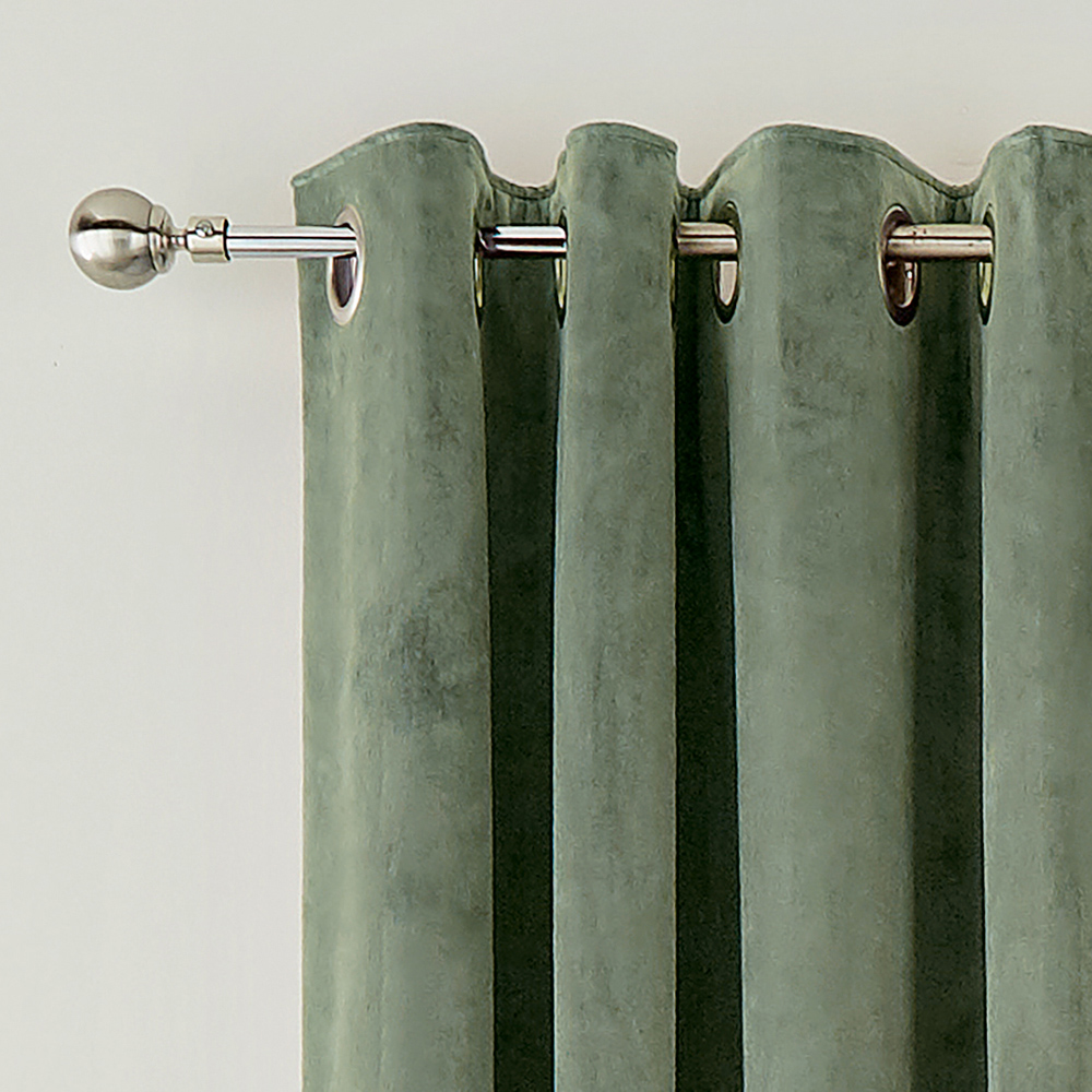 Helena Springfield Escala Lined Sage Curtains 229 x 183cm Image 2