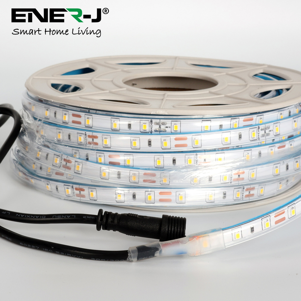 ENER-J Warm White LED 3000K IP65 Solar Powered Strip Light 10m Image 3