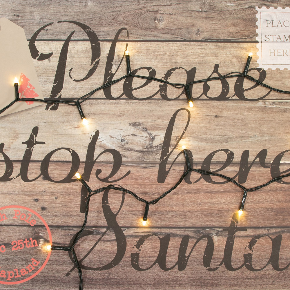 The Christmas Workshop 300 LED Warm White String Light Image 4