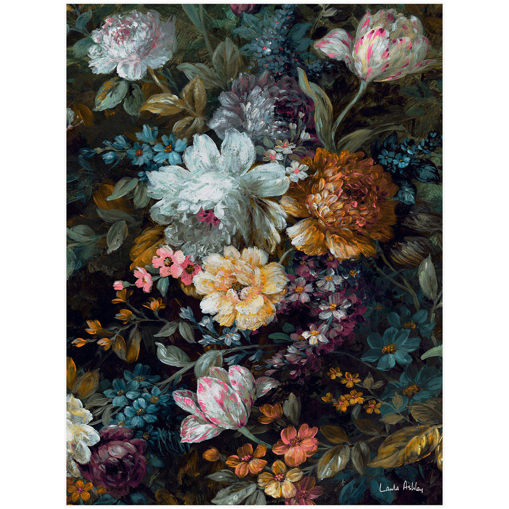 Laura Ashley Mathilde Black Frame Wall Art 70 x 100cm Image 4