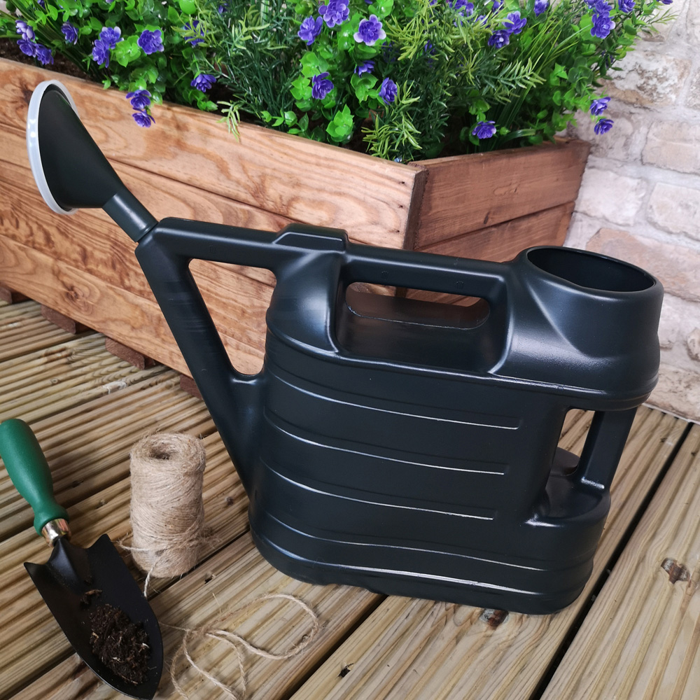 Samuel Alexander Ward Green Garden Watering Can with Rose 6.5L 2 Pack Image 2