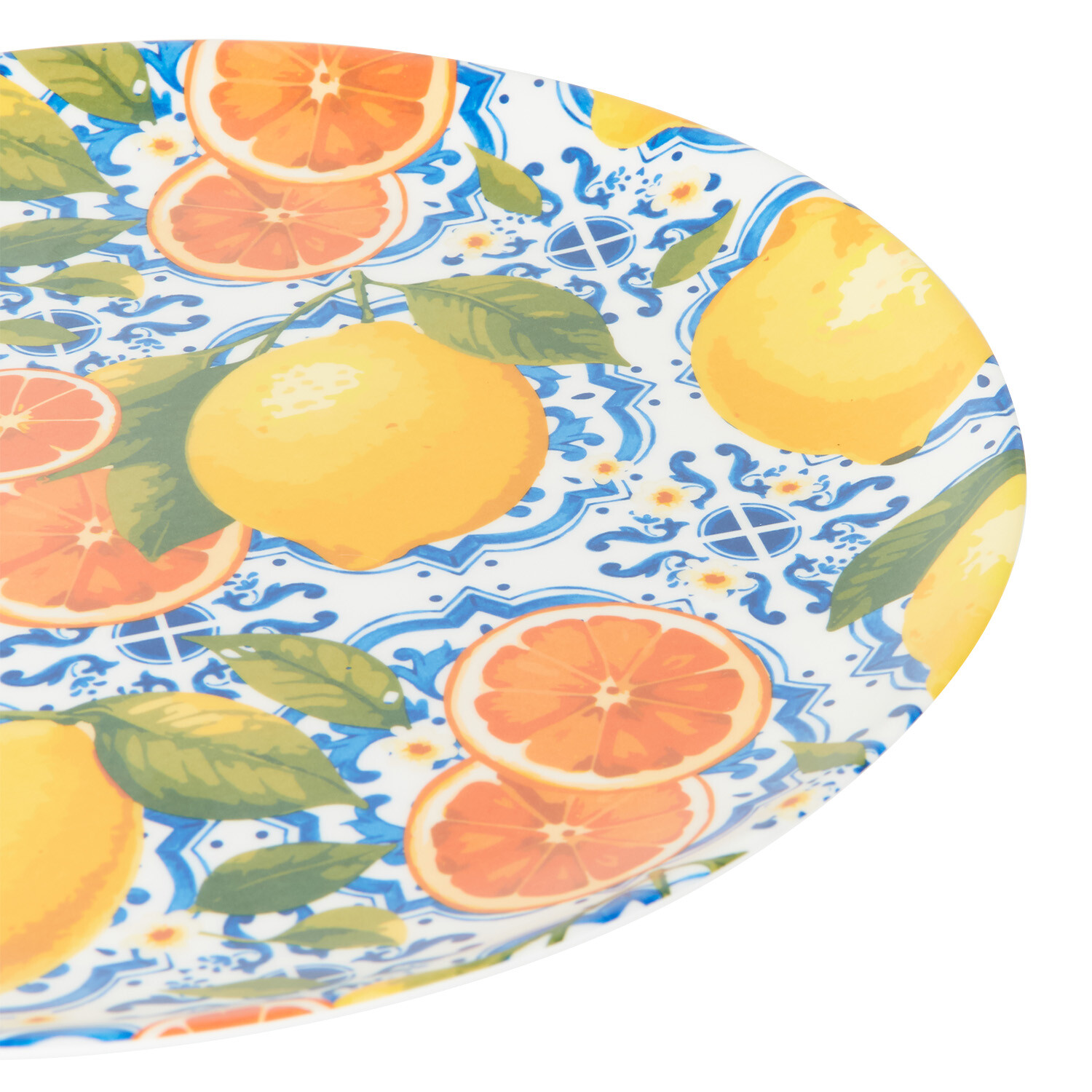 Dolce Vita Melamine Plate Blue / Dinner Plate Image 4