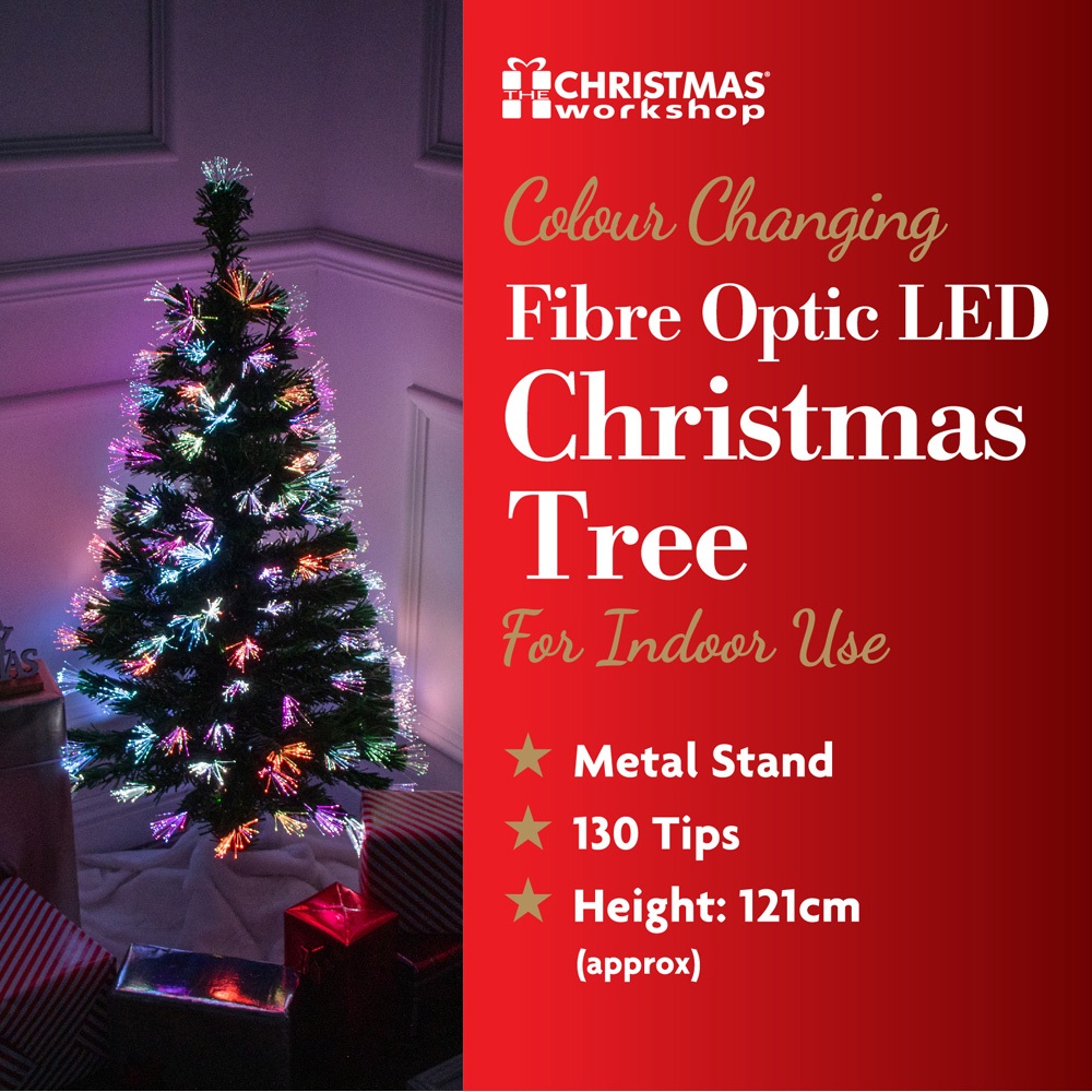 The Christmas Workshop Green Fibre Optic Christmas Tree 2ft Image 8