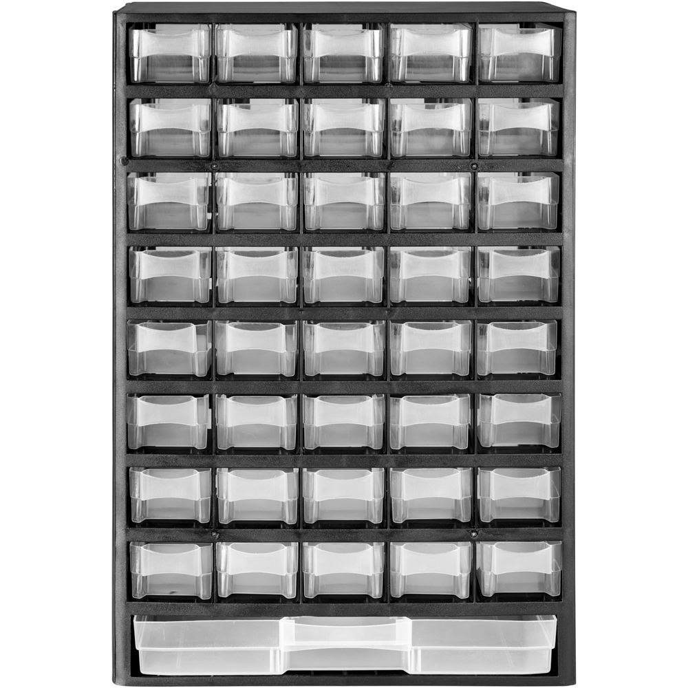 tectake 41 Drawer Plastic Wall Mounted Storage Bin 2 Pack Image 3