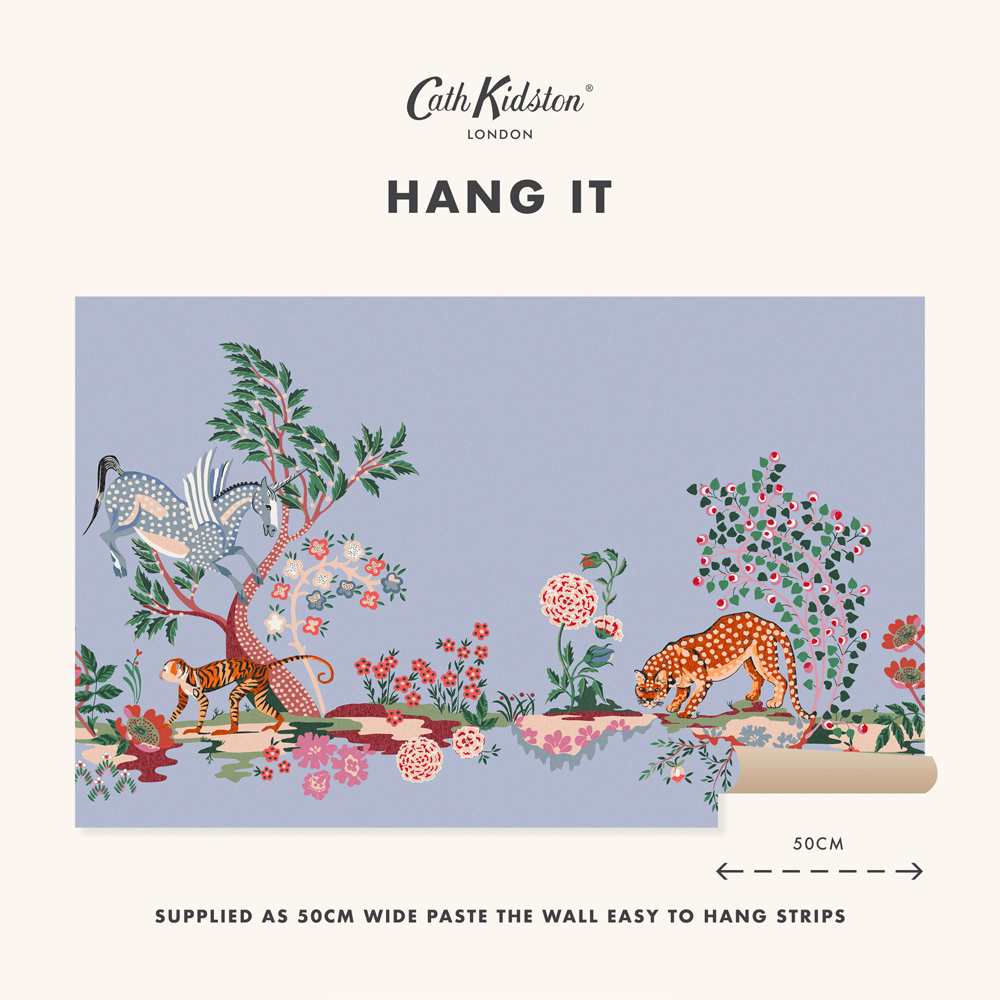 Cath Kidston Painted Kingdom Blue Mural Image 3