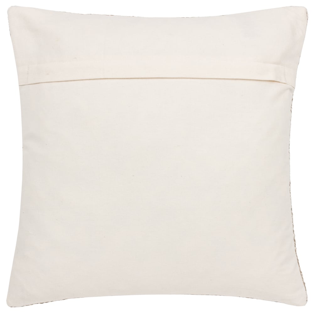 Hoem Ola Taupe Jacquard Cushion Image 3