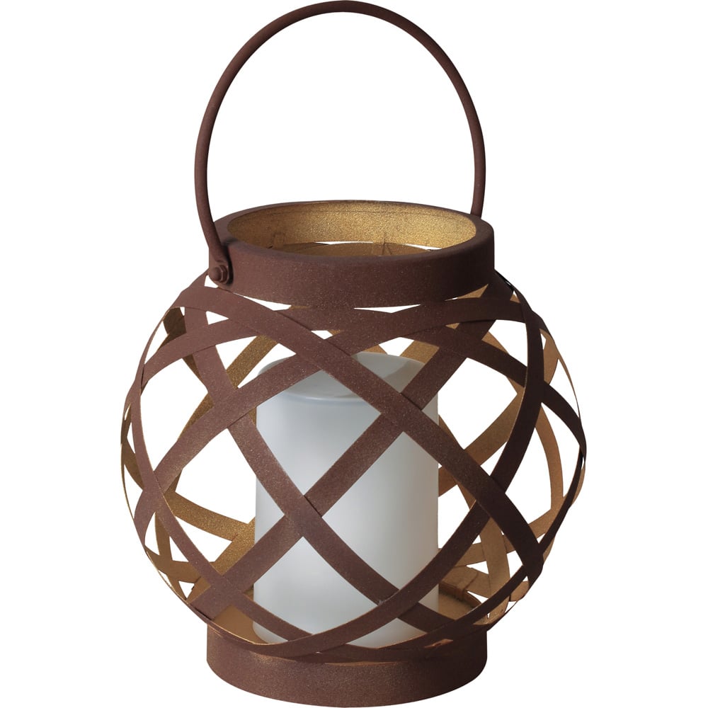Luxform Solar Powered Rattan Table Lantern Image 1