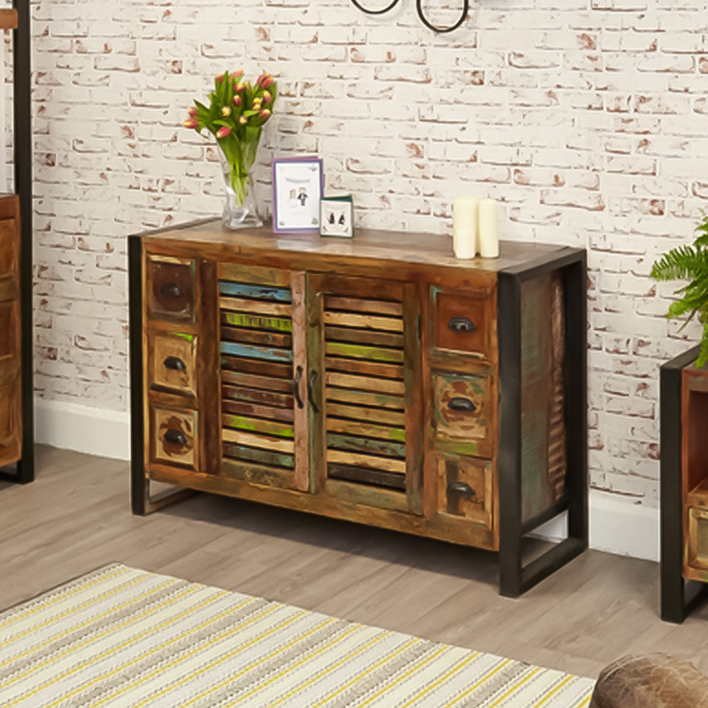 Baumhaus Urban Chic 2 Door 6 Drawer Sideboard Image 6