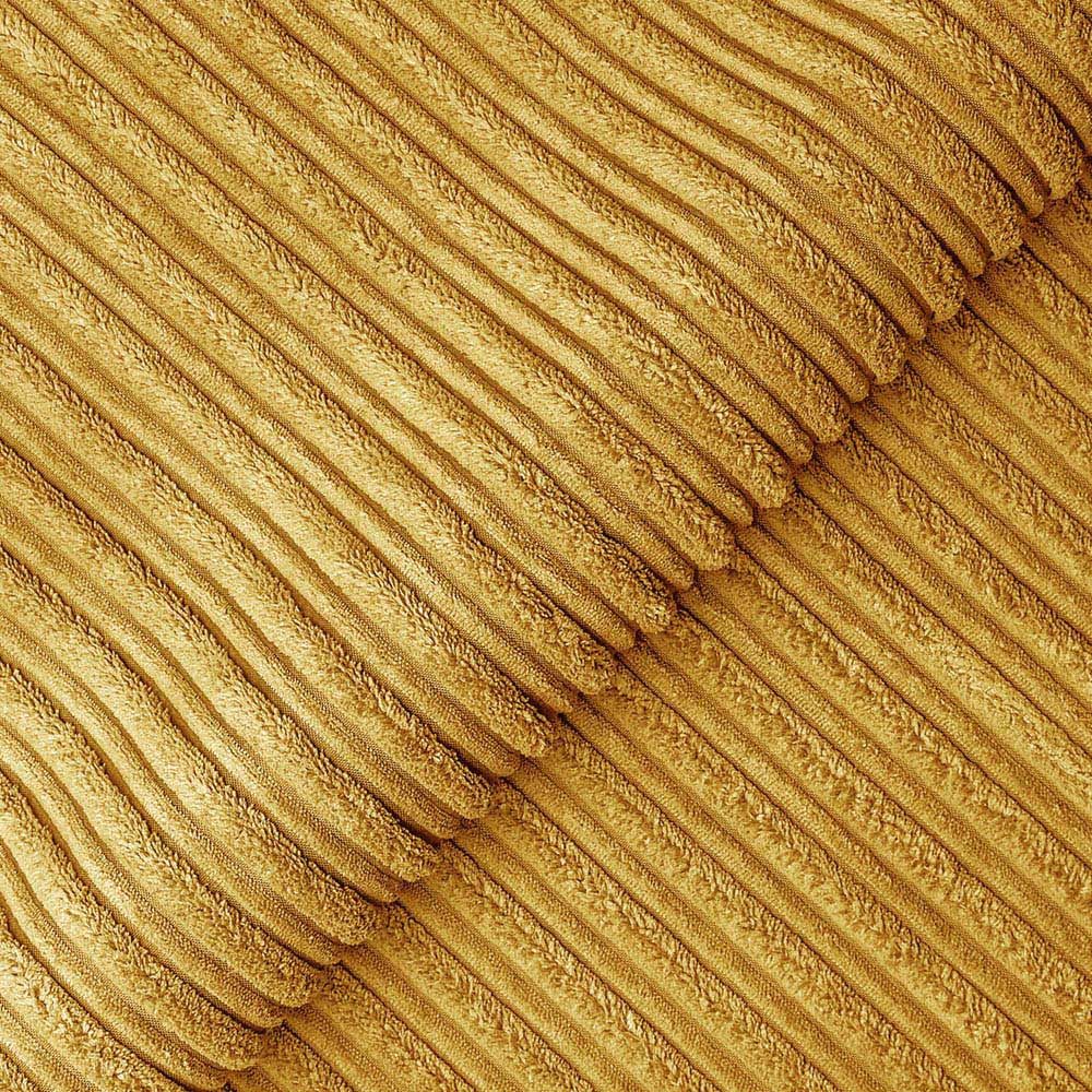 Luxor 4 Seater Mustard Jumbo Cord Full Back Sofa Image 5