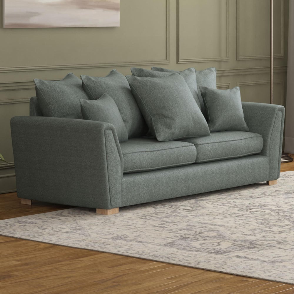 Wendleberry 3 Seater Granite Venice Scatter Back Sofa Image 5