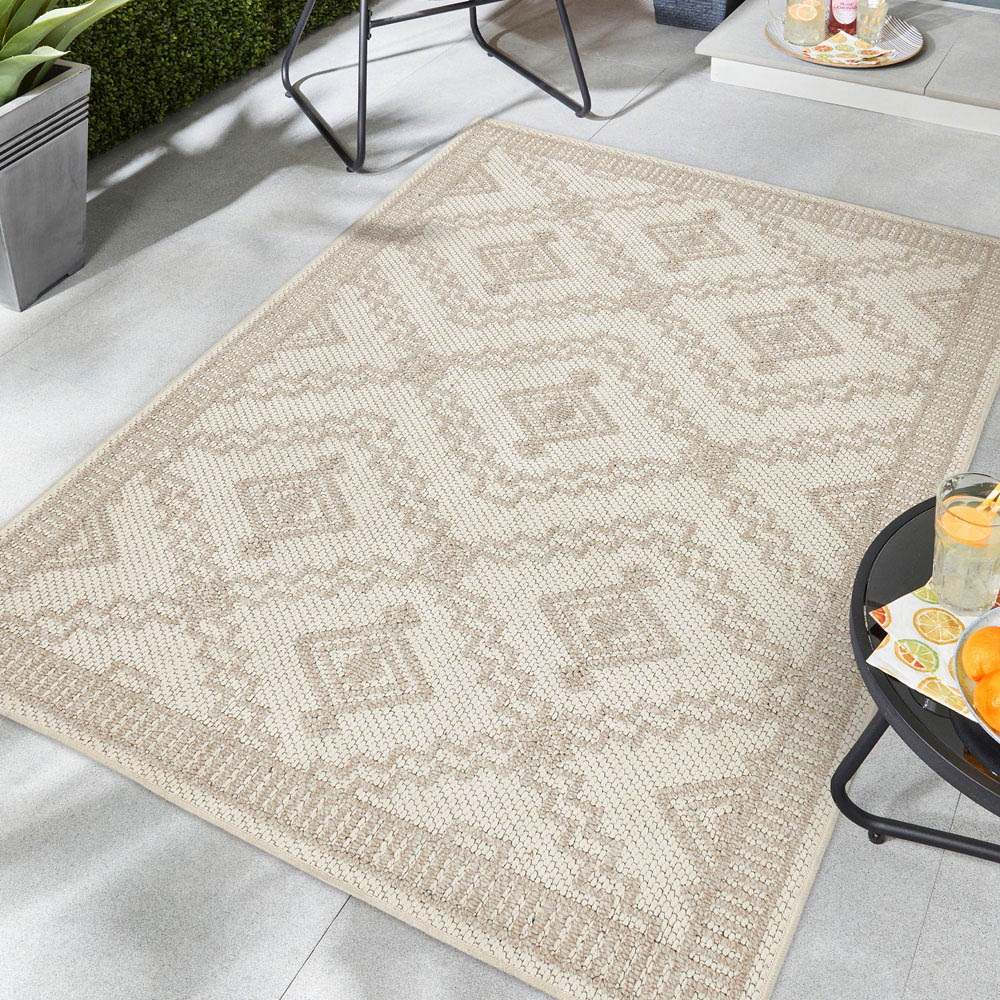 Origins Atlas Diamond Cream Rug 120 x 170cm Image 2