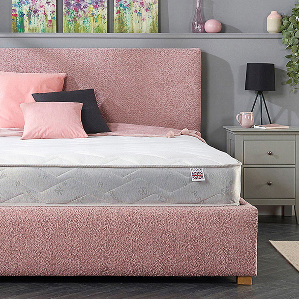 Aspire Small Double Cool Touch Diamond Memory Foam and Bonnell Spring Hybrid Mattress Image 8