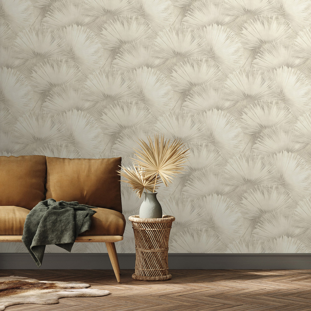 Rasch Wallpaper Opulenza Fan Neutral Wallpaper Image 3