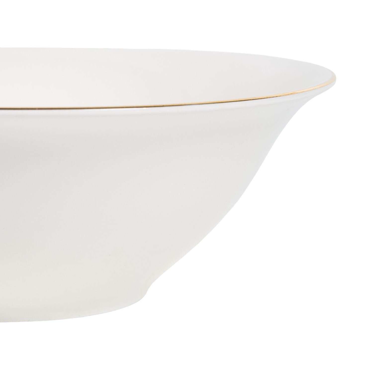 Golden Christmas Tree Serving Bowl White and Gold Image 3