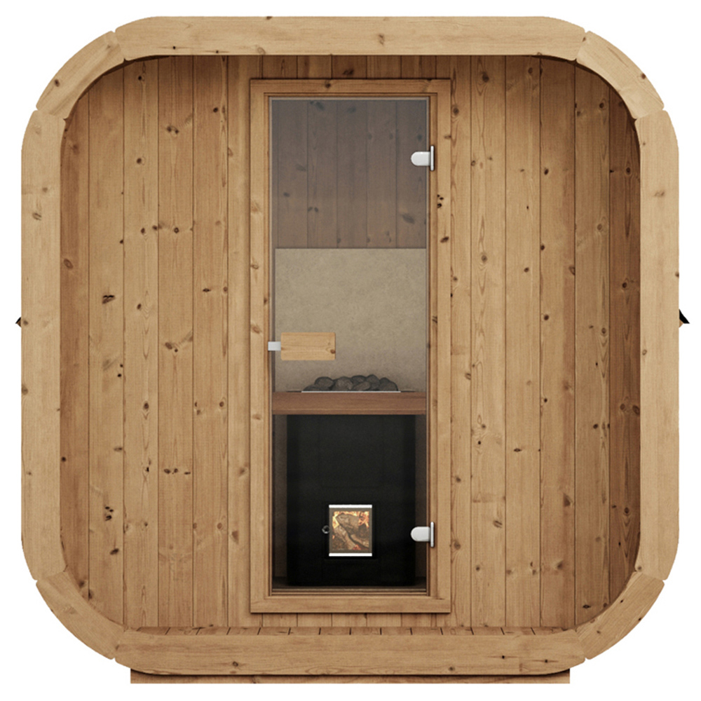 Stjarna Icon 200S Black Thermowood Outdoor Sauna 6.8 x 6.5ft Image 6