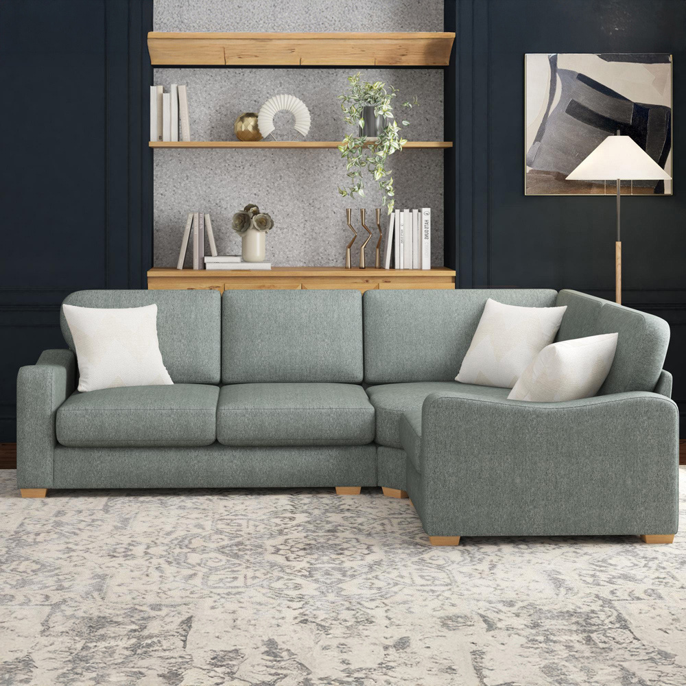 Theadford 3 Seater Venice Granite Fixed Back Right Hand Corner Sofa Image 4