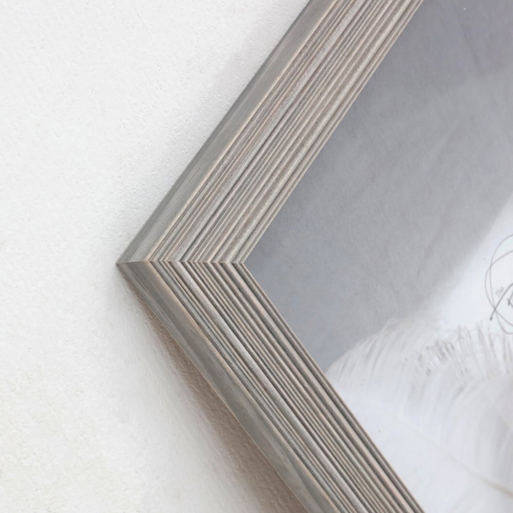 Hawthorn Wooden Photo Frame - Grey / A4 Image 5